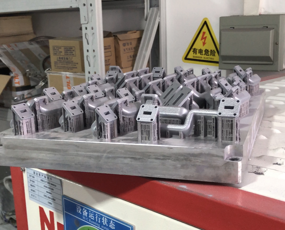 Fresh out of the metal 3D printer