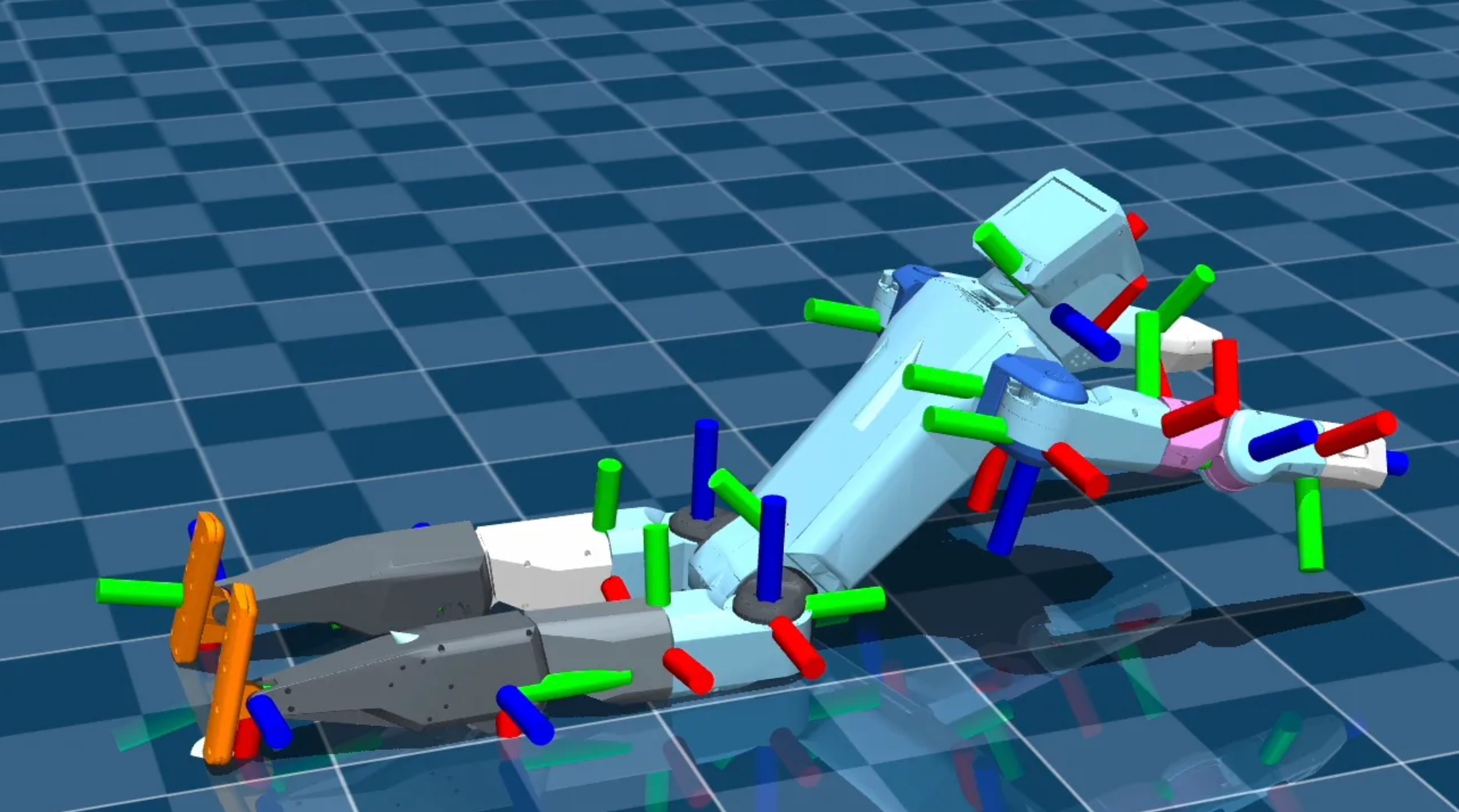 Graph plotted from simulation data